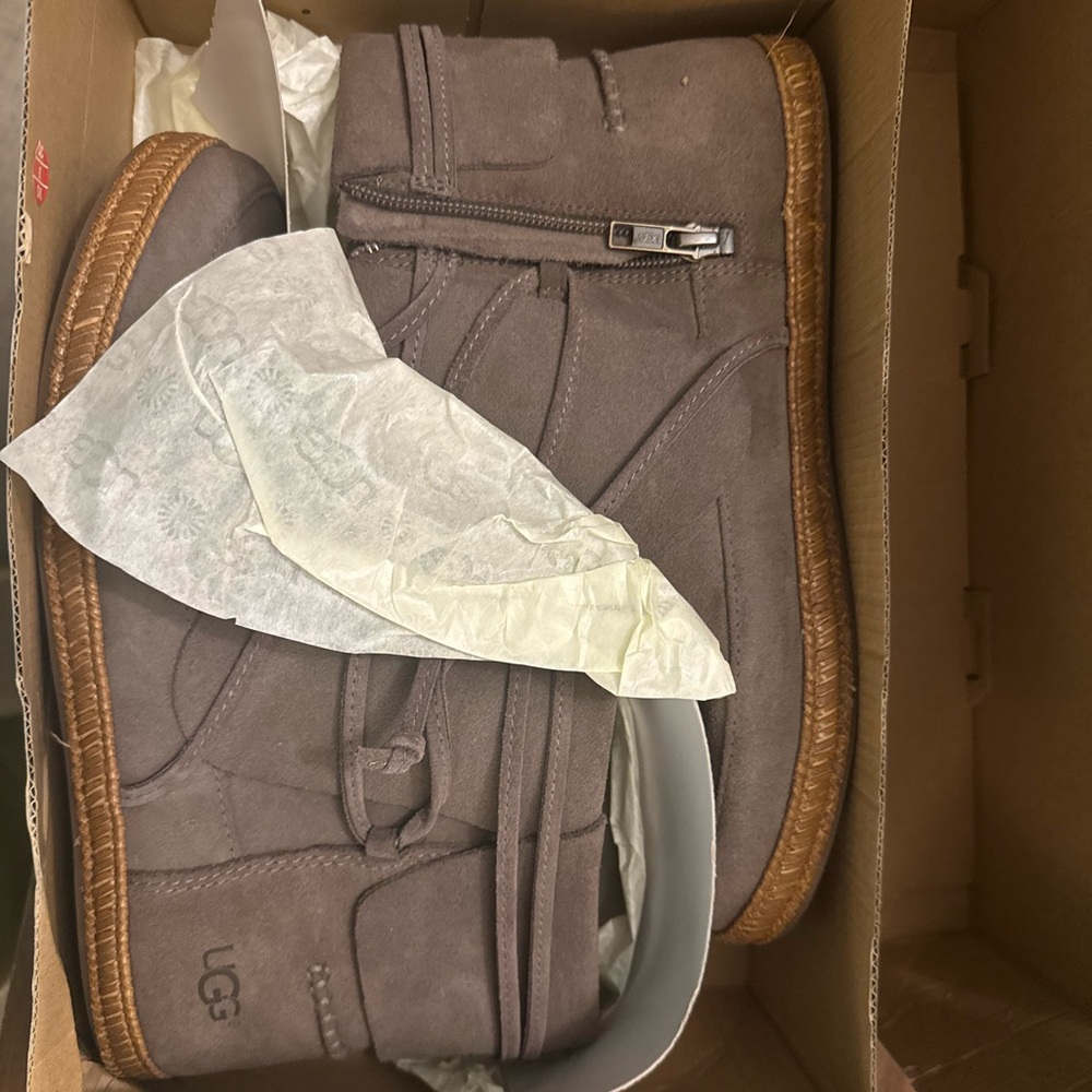 UGG Ankle Boots in Gray and Brown